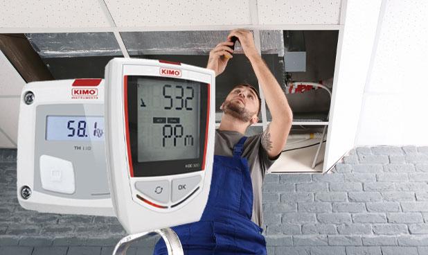 Sikring af tilstrækkeligt luftskifte med stationære rummålere