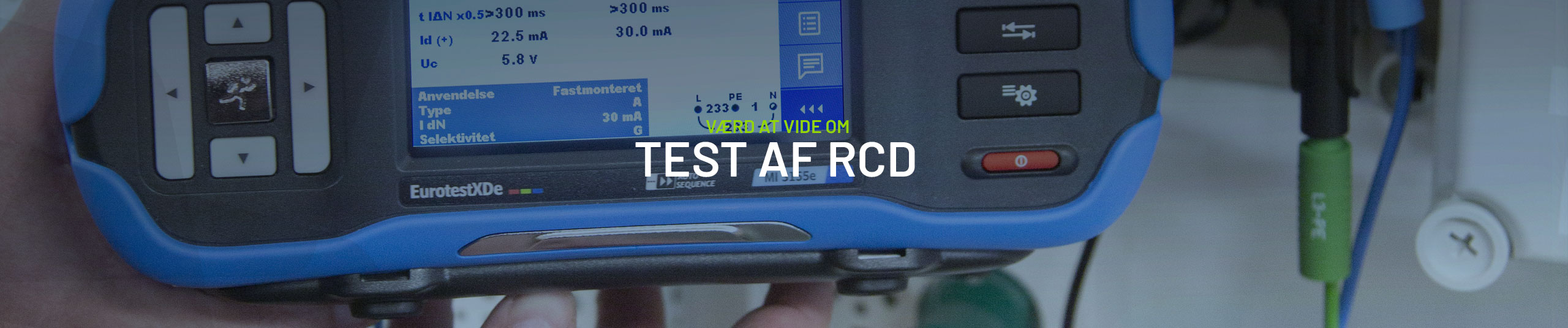 Test af RCD – Sådan bør du teste en fejlstrømsafbryder