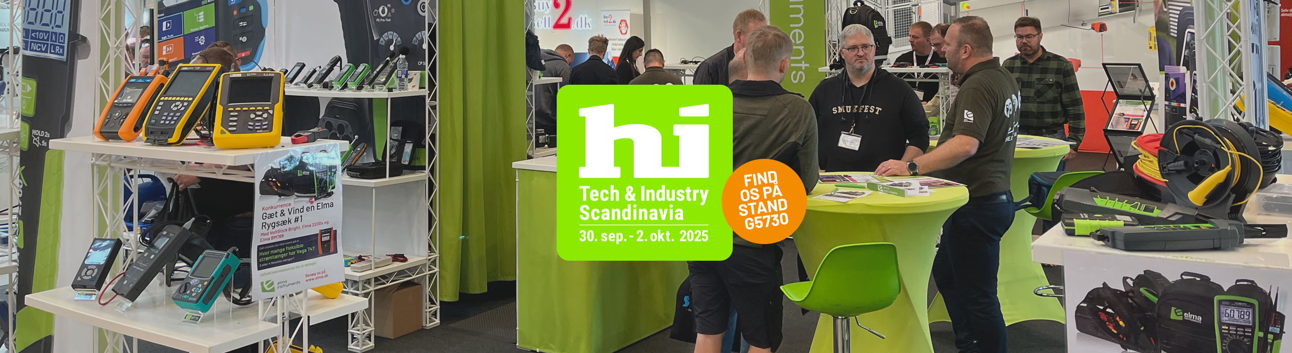 Besøg Elma på HI 2025 på stand G5730