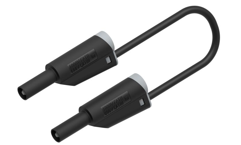 Prøveledning - 2711, sort, 50cm