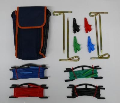 Jordspyd sæt, 4 spyd/prøveledninger for instrumenter med 4mm