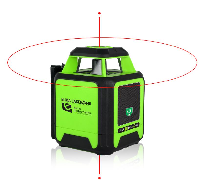 Elma Laser R440 rotationslaser vandret en-knap laser alene