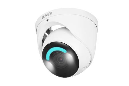Lorex E896DD 4K IP Smart Motion dome kamera hvid H-serie