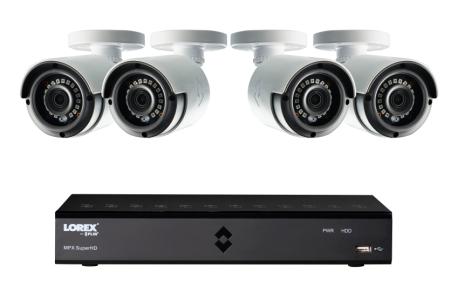 LOREX Overvågningssæt analog 1920x1080 8Ch 1TB 4 kamera