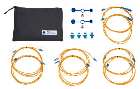 Kabel og adapter kit LC SM 9/125um for FiberTek III/IV