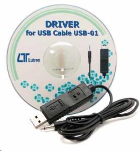 USB-01, USB kabel / minijack 3,5mm