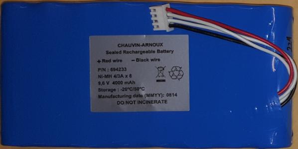 Batteri NIMH til SCOPIX/CA833X/Qualistar