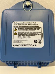 Radiodetection Li-Ion batteri med 230V lader for TX