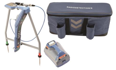Radiodetection RD7200 m TX10 i taske og fejlfinder A-ramme